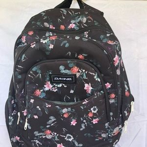 Floral backpack.